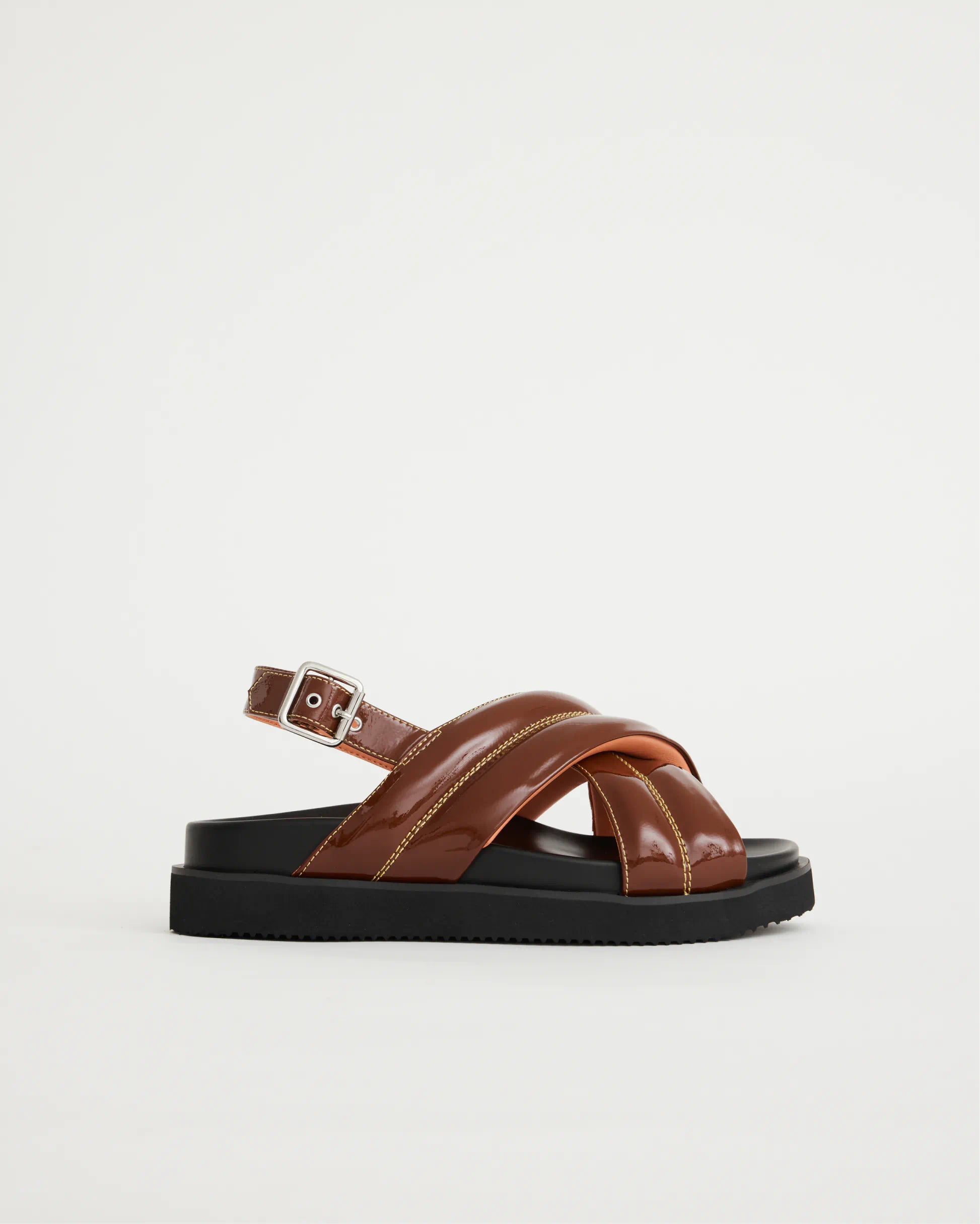 Summer Love Crossover Sandal | Toffee Ripple