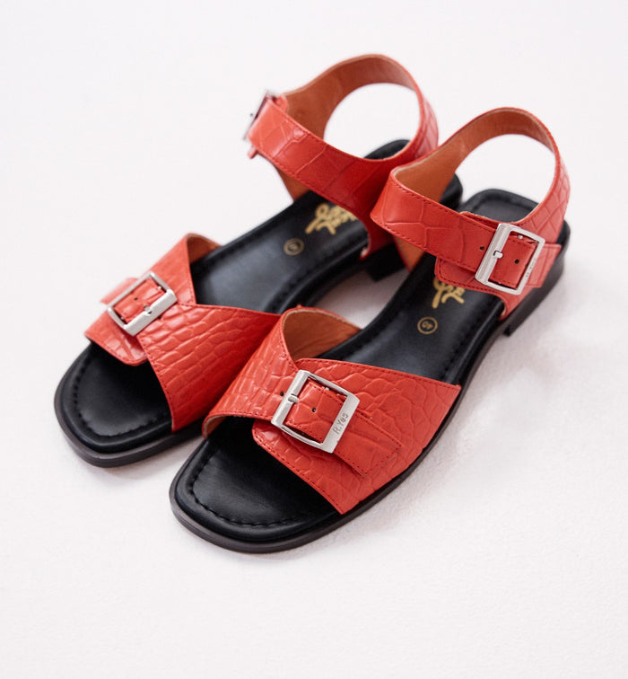 Sun Ra Sandal | Red Croc