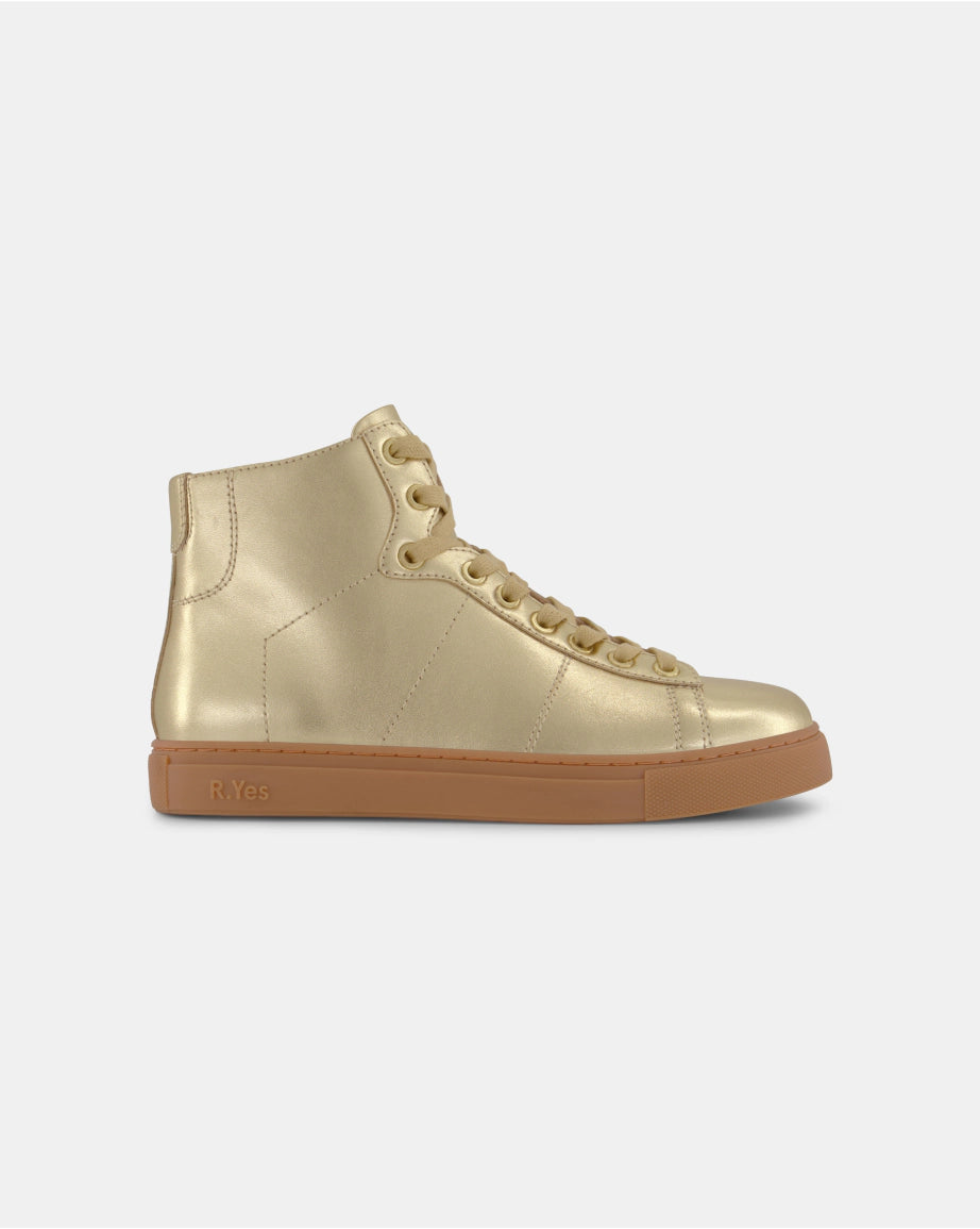 Saturn Returns High Top Sneaker | Gold