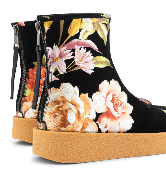 Shadow Boot in Printed Suede | An Ode to Flowers