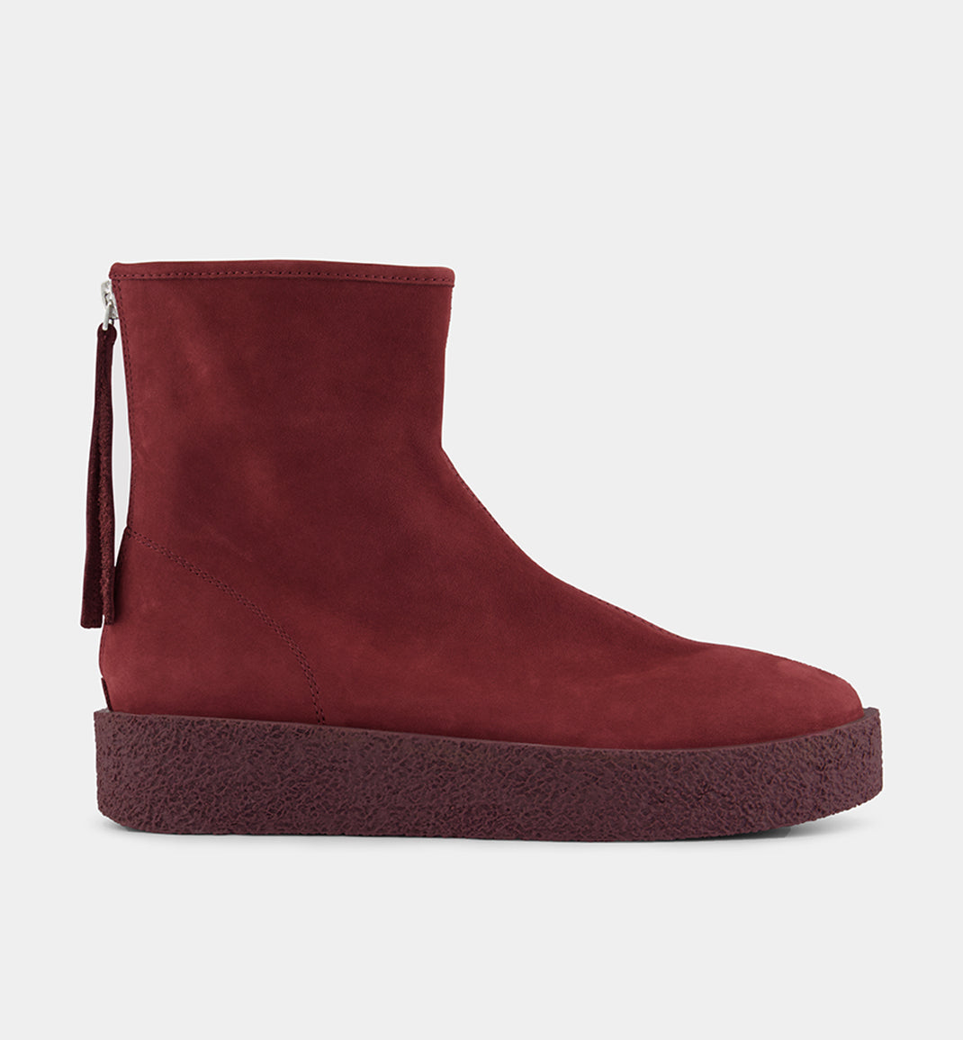 Shadow Boot in Leather | Cherry Suede