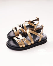 Sophia Strappy Sandal | Bronze Crush