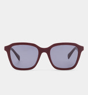 Square Times Bio-Acetate Sunglasses | Rusty Magenta with Smoke Lens