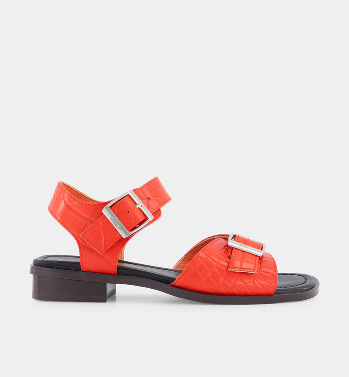 Sun Ra Sandal | Red Croc