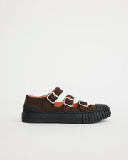 Tao Buckle Shoe | Chocolate Suede