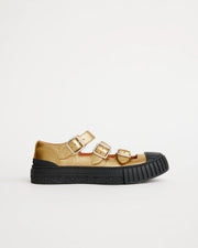 Tao Buckle Shoe | Gold Tumbled