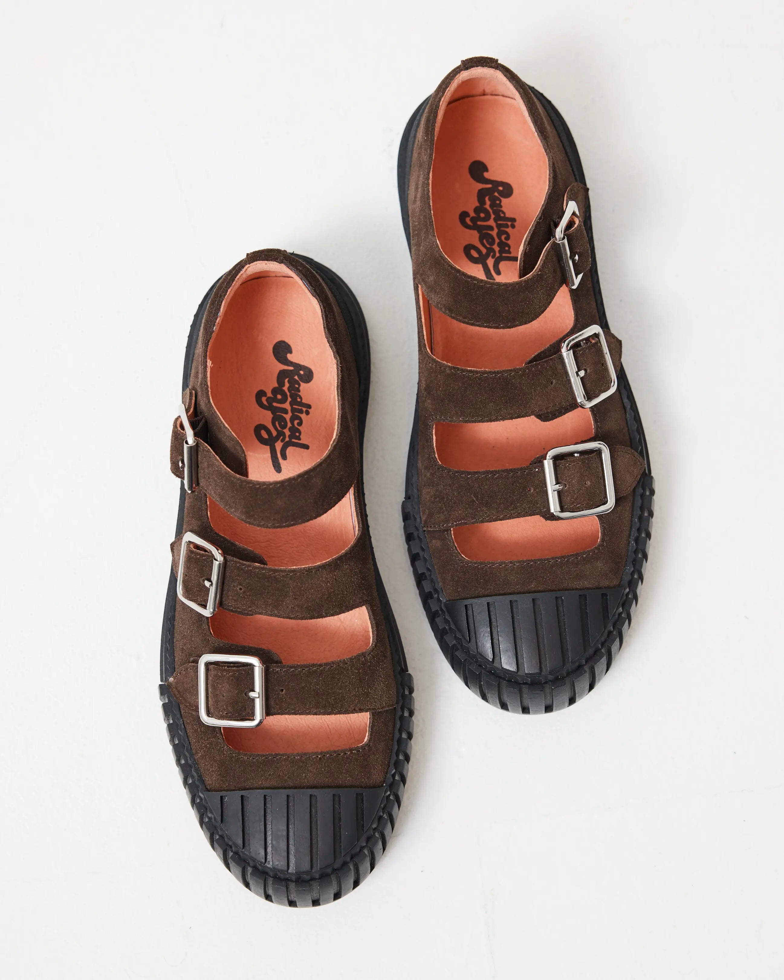 Tao Buckle Shoe | Chocolate Suede