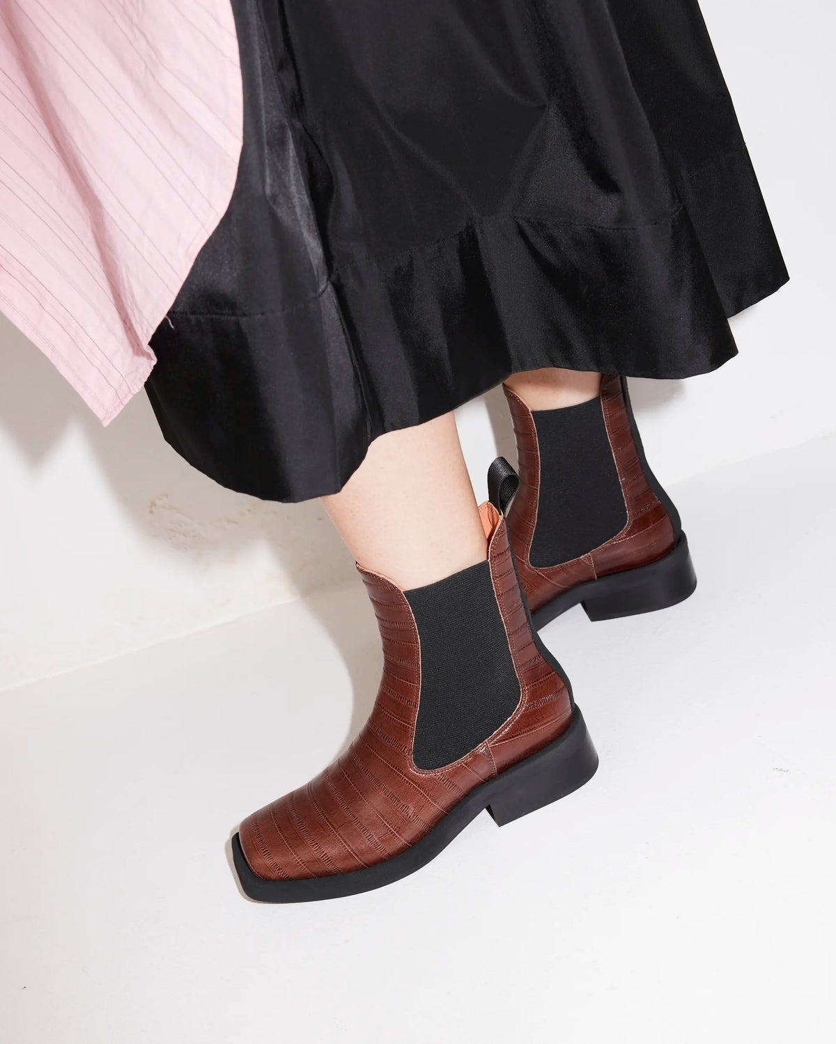 Tomorrow Square Toe Chelsea Boot | Foundry Saddle