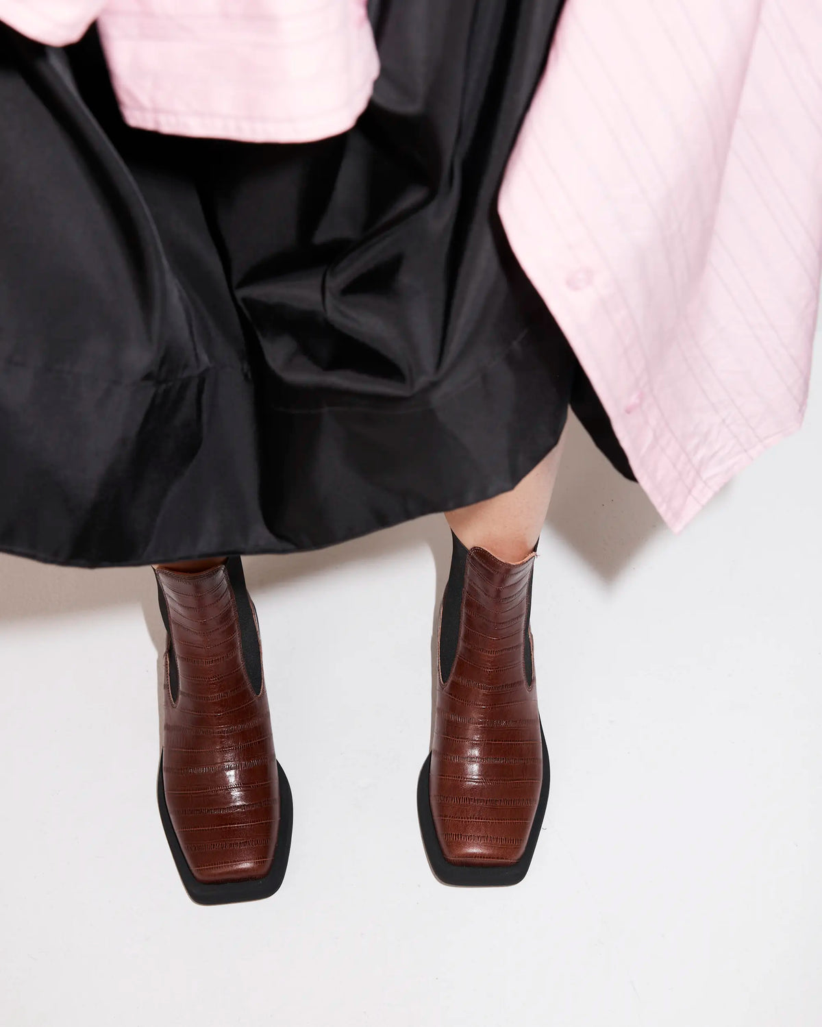 Tomorrow Square Toe Chelsea Boot | Foundry Saddle
