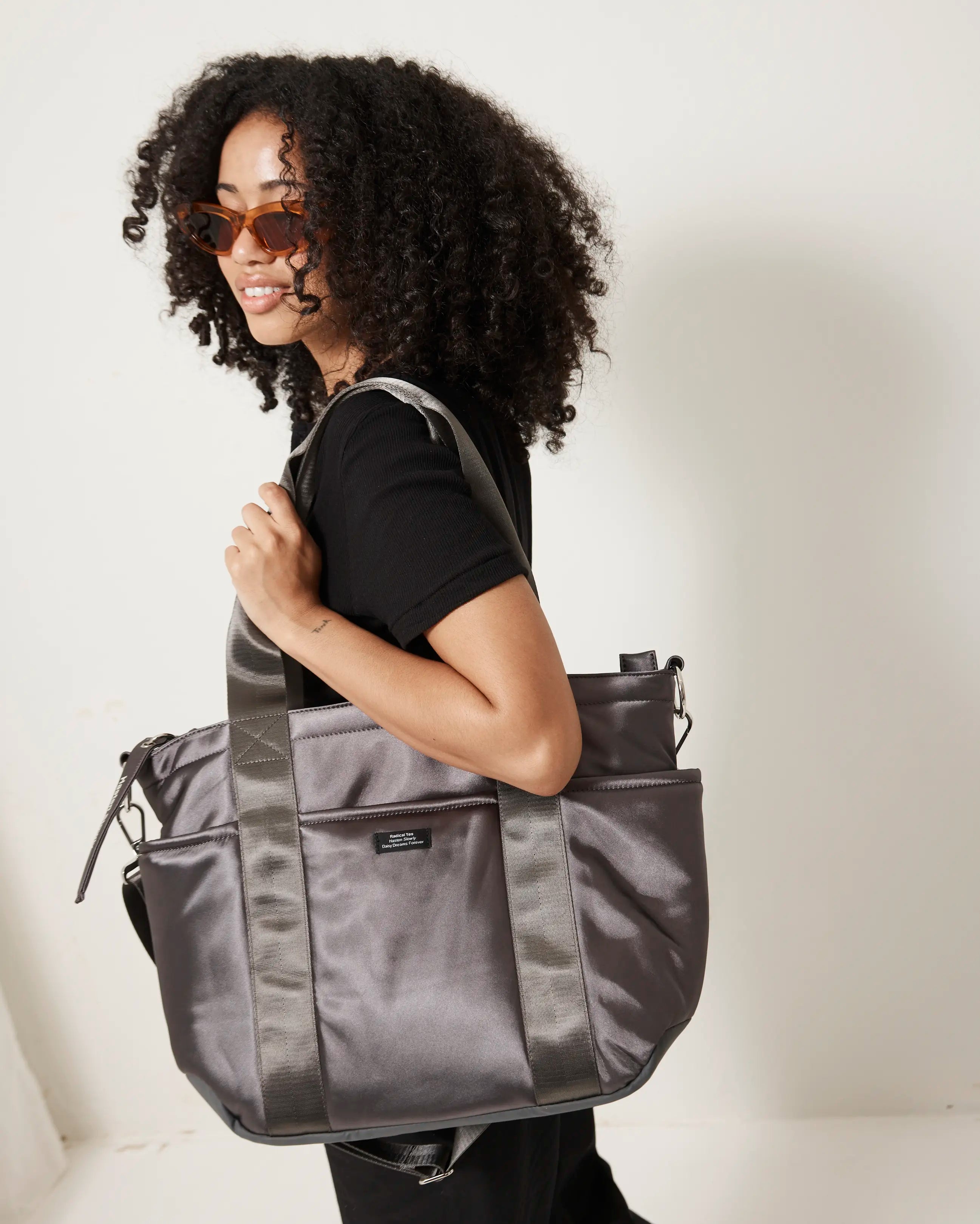 Everything 86 Tote Bag | Slate Grey