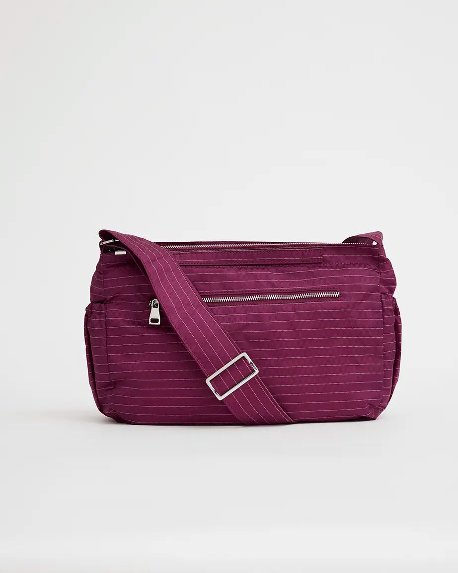 Arco Traveller Bag | Plum Stripe
