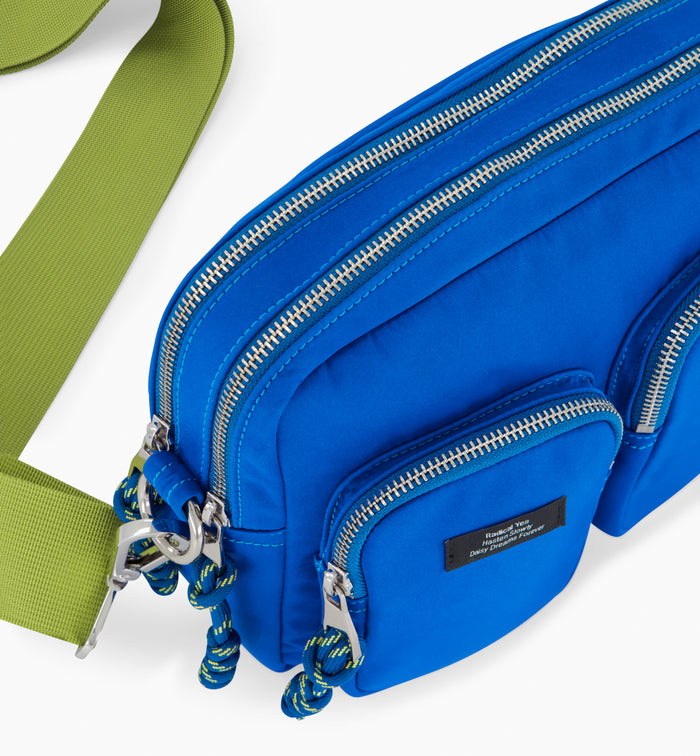 The Messenger Recycled Nylon Pocket Bag | Klein Blue