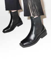 Tomorrow Square Toe Chelsea Boot | Black
