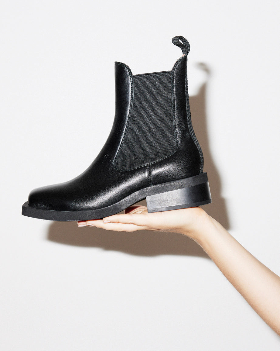 Tomorrow Square Toe Chelsea Boot | Black