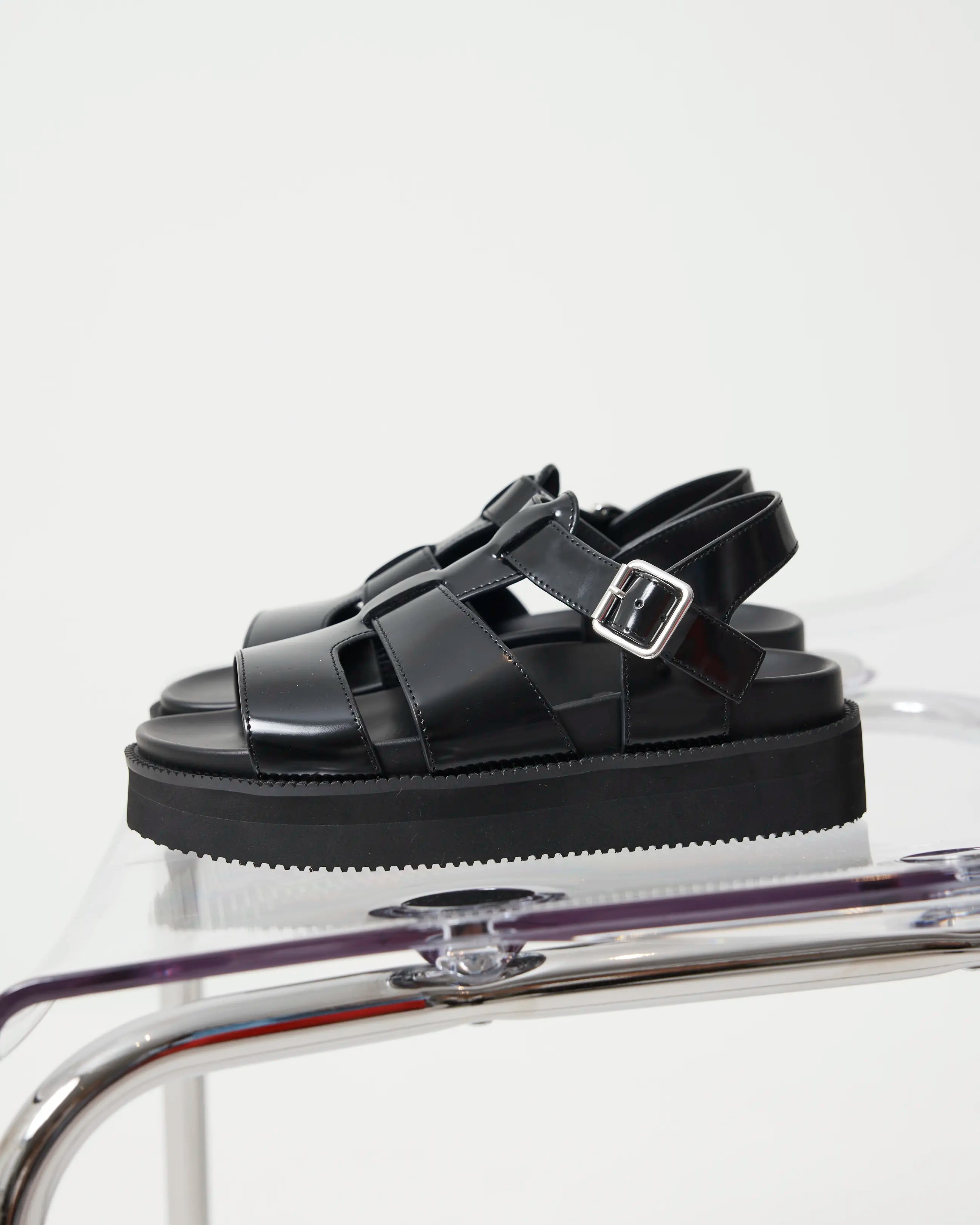 Volta T-Bar Sandal | Black