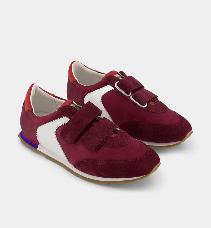 Velcro Core Sneaker | Cherry