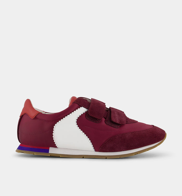 Velcro Core Sneaker | Cherry