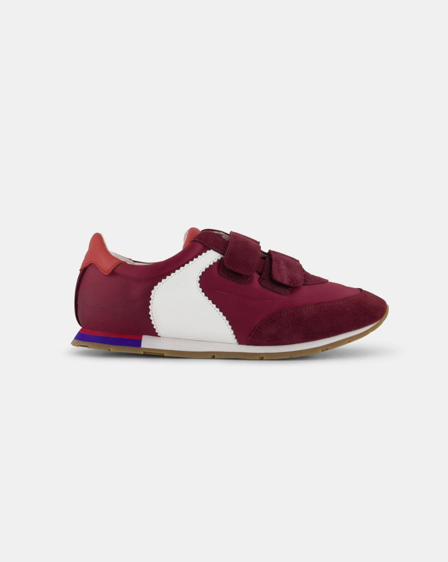 Velcro Core Sneaker | Cherry