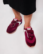 Velcro Core Sneaker | Cherry