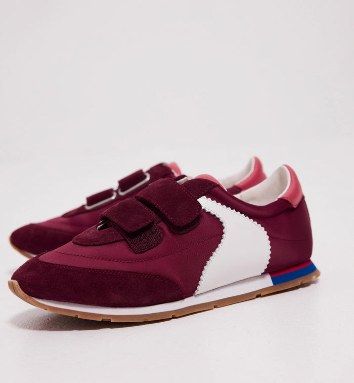 Velcro Core Sneaker | Cherry