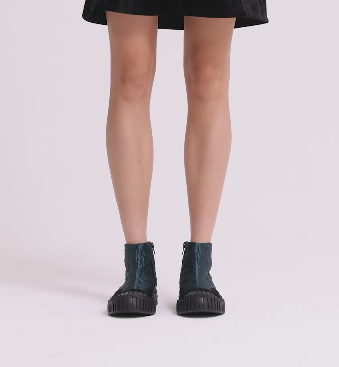Load video: Daisy Dreams Embroidered Boot | Petrol
