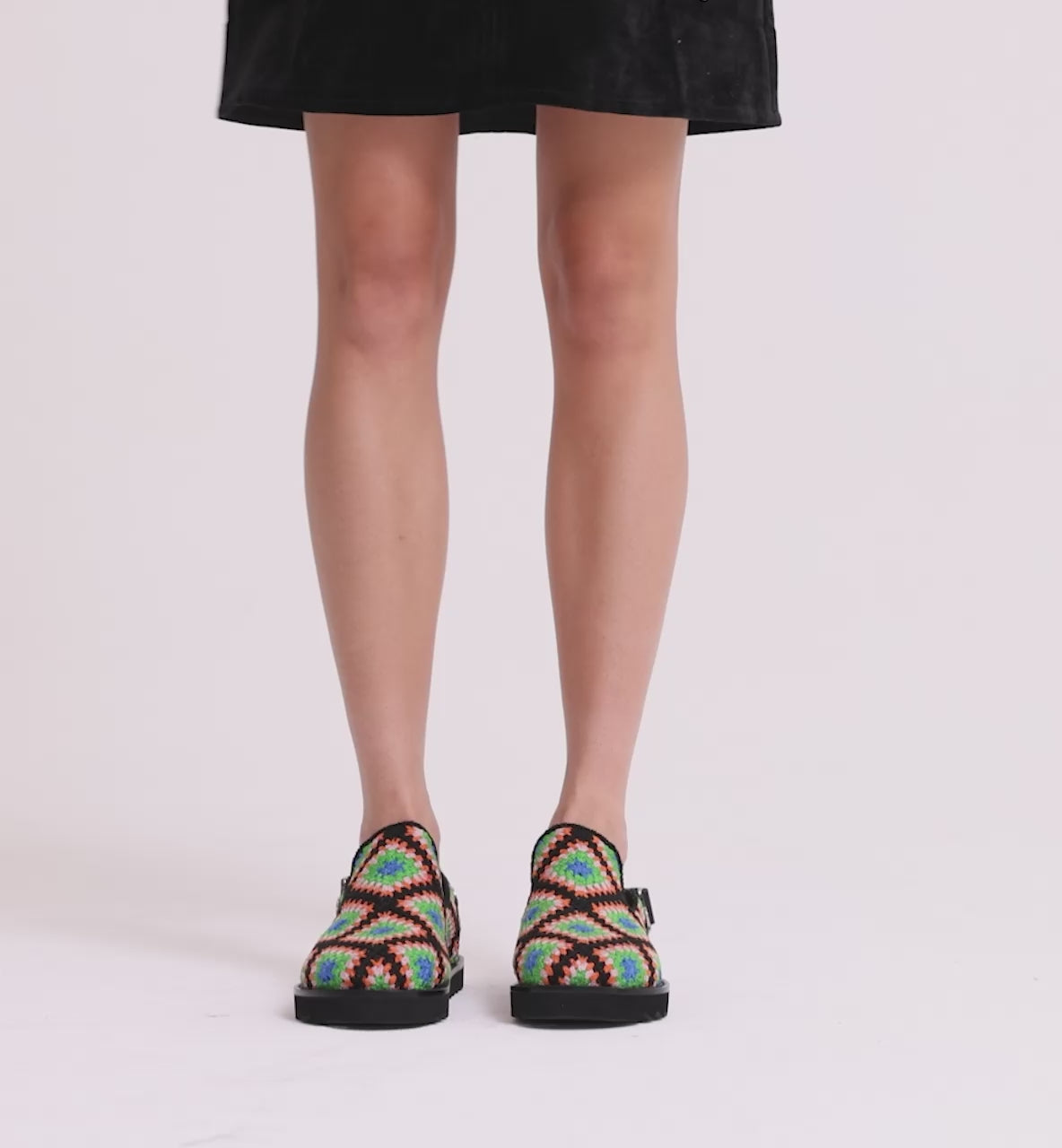 Load video: Adventure Awaits Slip On Clog | Crochet
