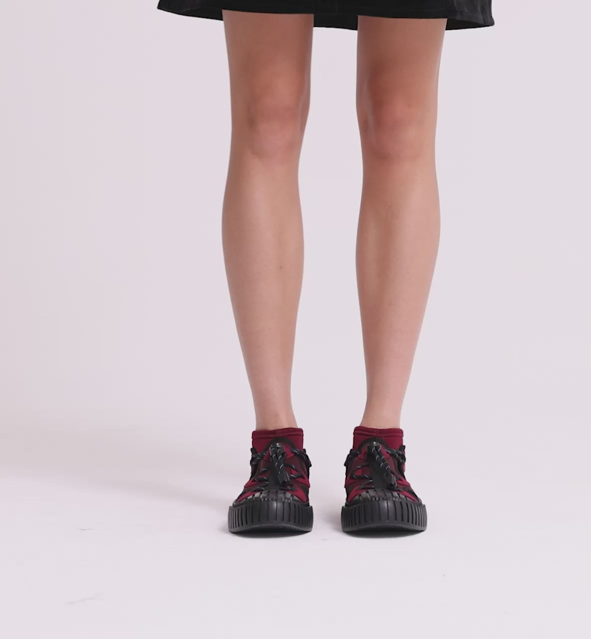 Load video: Tokyo Neoprene Hiking Trainer | Layers of Cherry