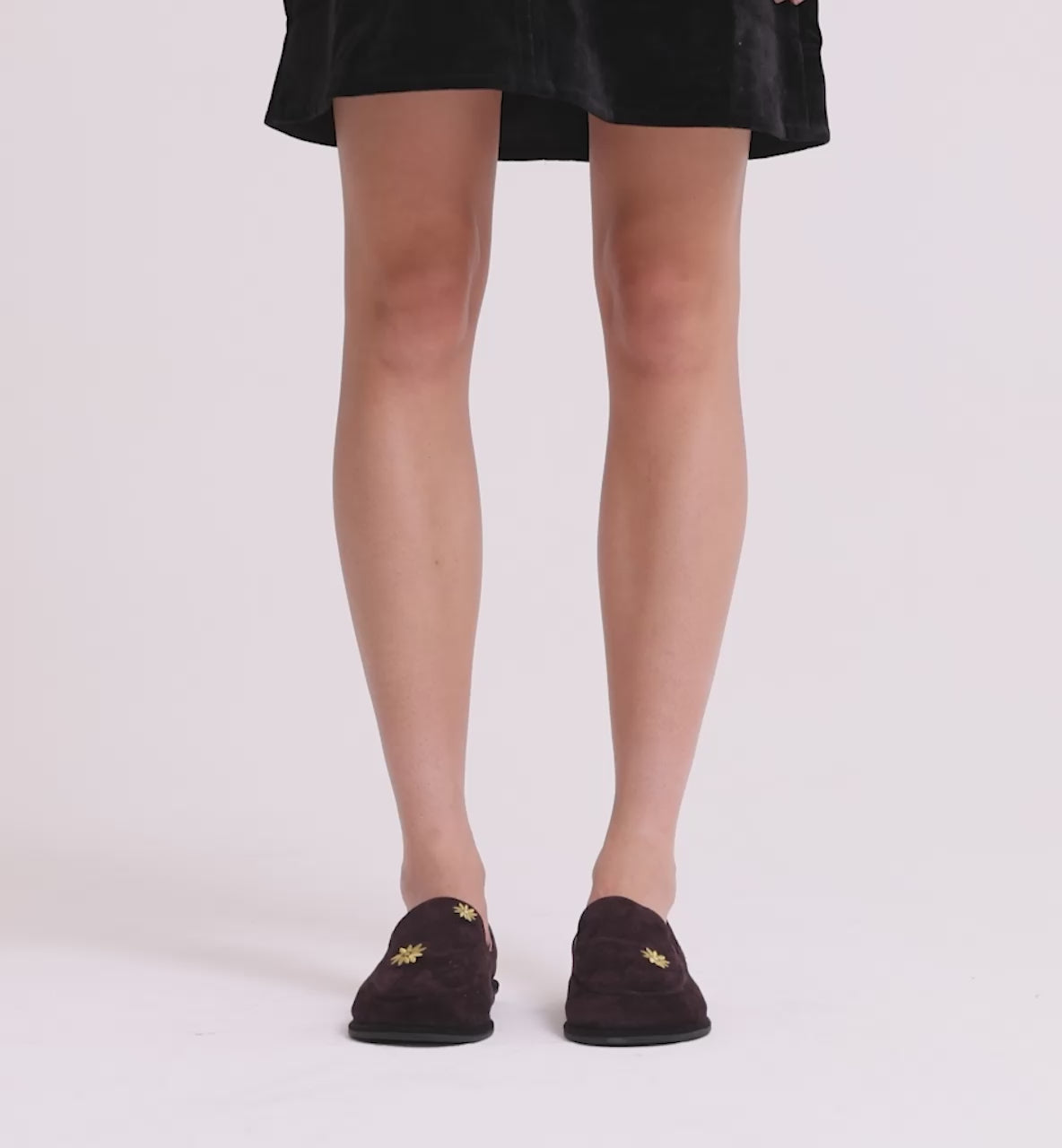 Load video: Meriem Hotel Loafer | Cherry Suede