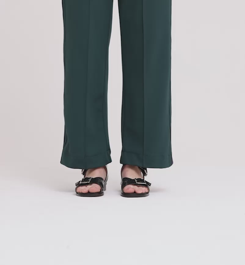 Load video: Sun Ra Sandal | Black Croc