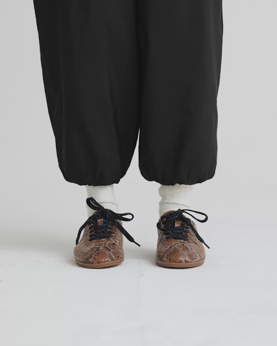 Load video: Sun Street Sneaker | Caramel Snake