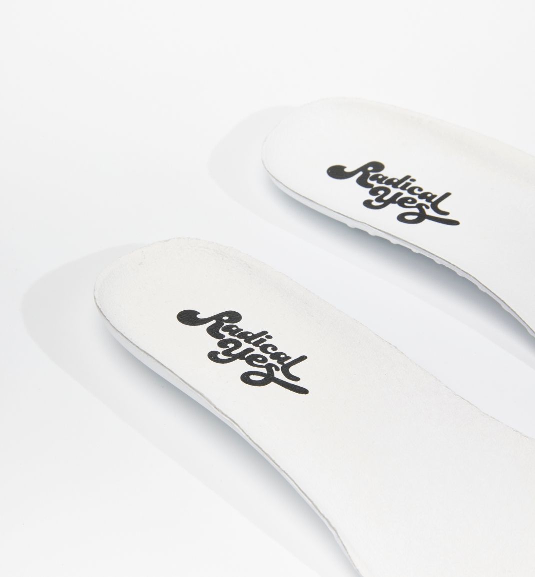 Removable Athletic Leather Padded Inner Sole | White