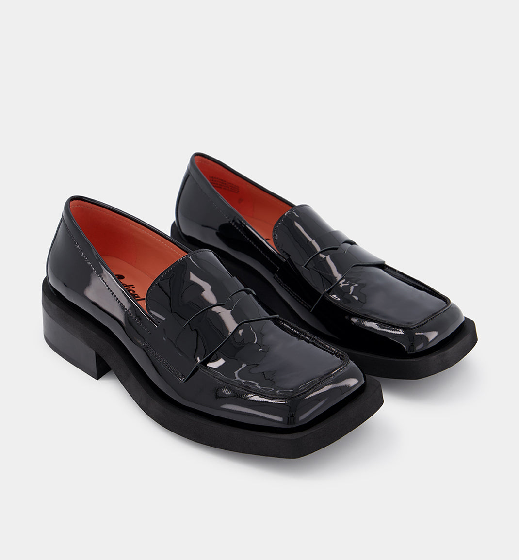 Clarks Womens Griffin Lane Black Patent Shoes / Millars Shoe Store