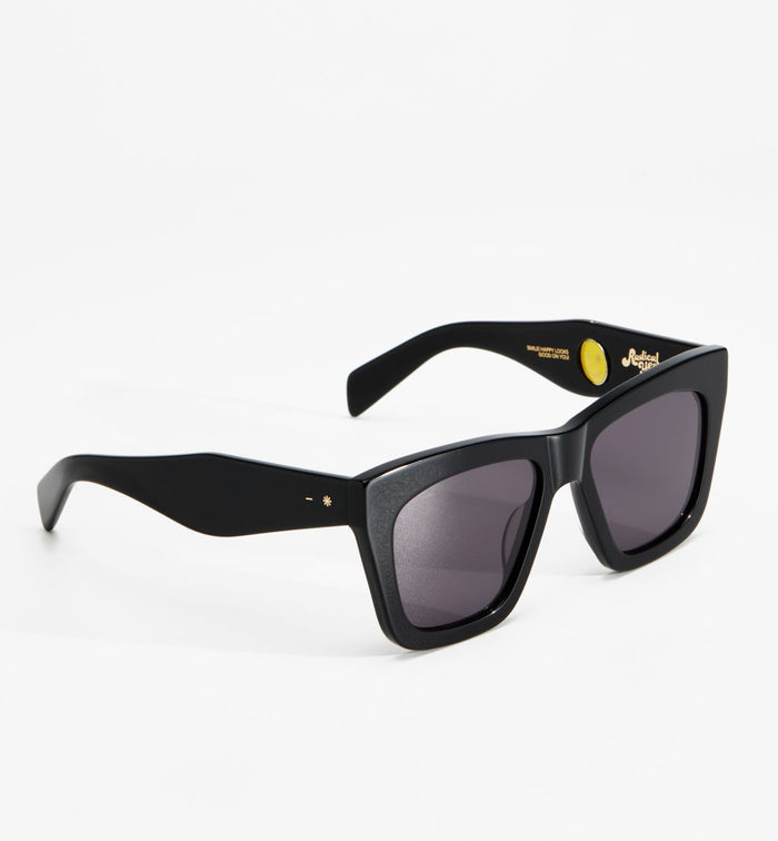 Light Lover Bio-Acetate Sunglasses - Black with Smoke Lens