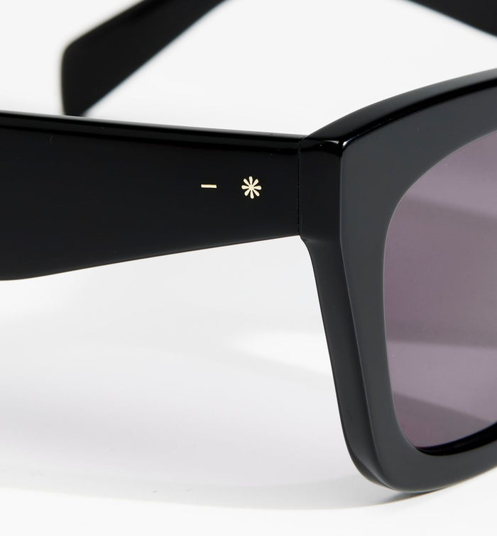 Light Lover Bio-Acetate Sunglasses - Black with Smoke Lens