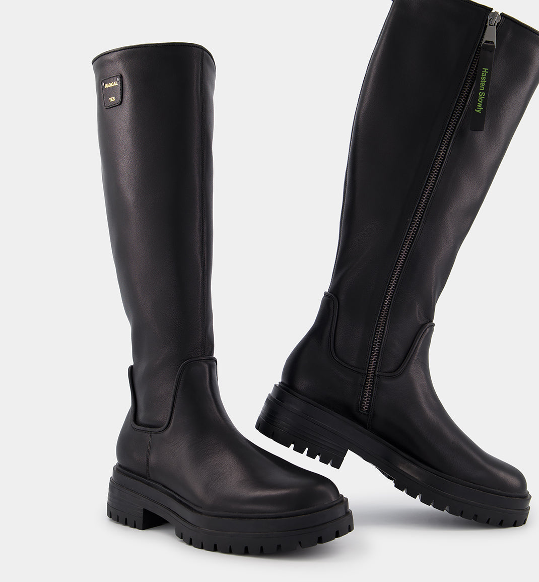 Tall zip up boots Clearance
