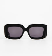 Sun Worship Bio-Acetate Sunglasses - Black with Smoke Lens
