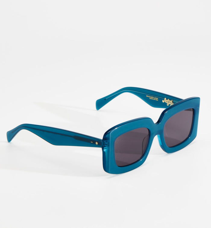 Sun Worship Bio-Acetate Sunglasses - Ocean with Smoke Lens